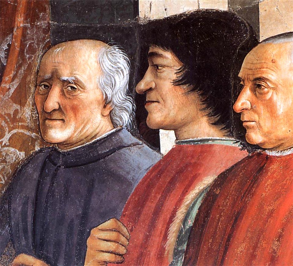 Domenico Ghirlandaio - Confirmation of the Rule (detail) - WGA08810