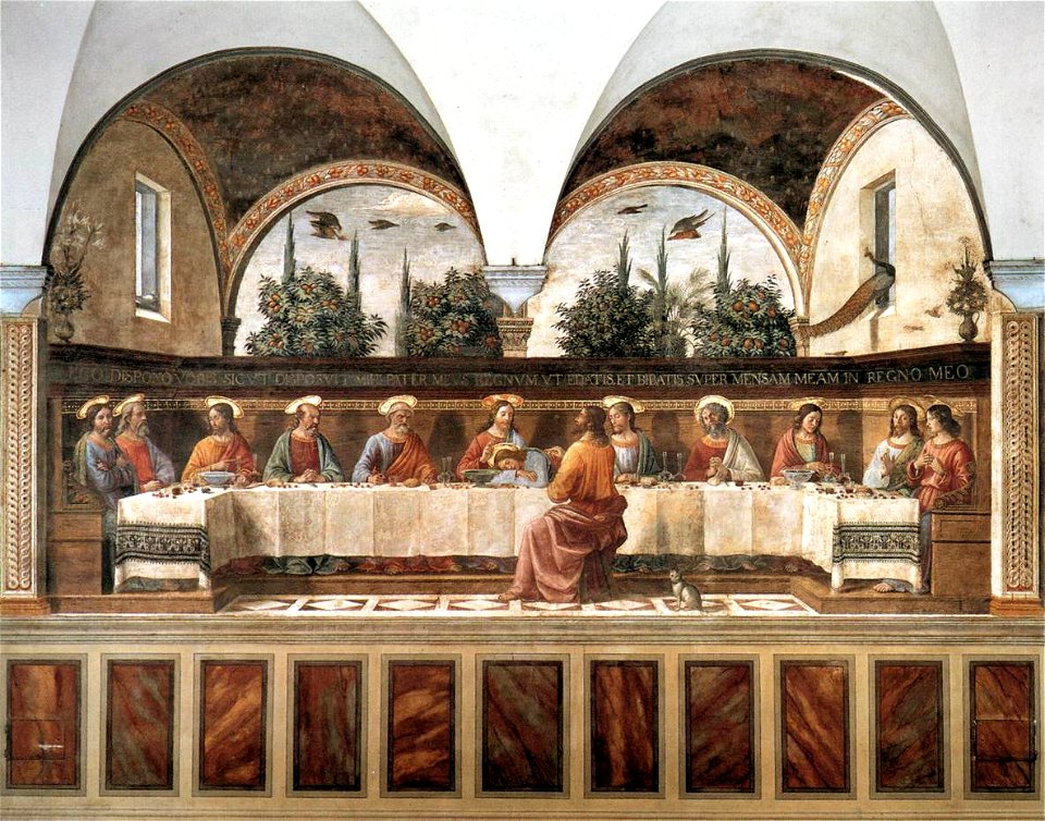 Ghirlandaio, ultima cena di san marco