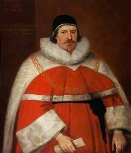 Gilbert Jackson (active 1615-1645) (after) - Sir John Bankes (1589–1644), MP, PC, as Lord Chief Justice, Aged 54 - 653204 - National Trust