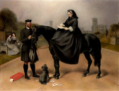 Gilbert Sprague (1811-75) - Queen Victoria (1819-1901) at Osborne - RCIN 405456 - Royal Collection