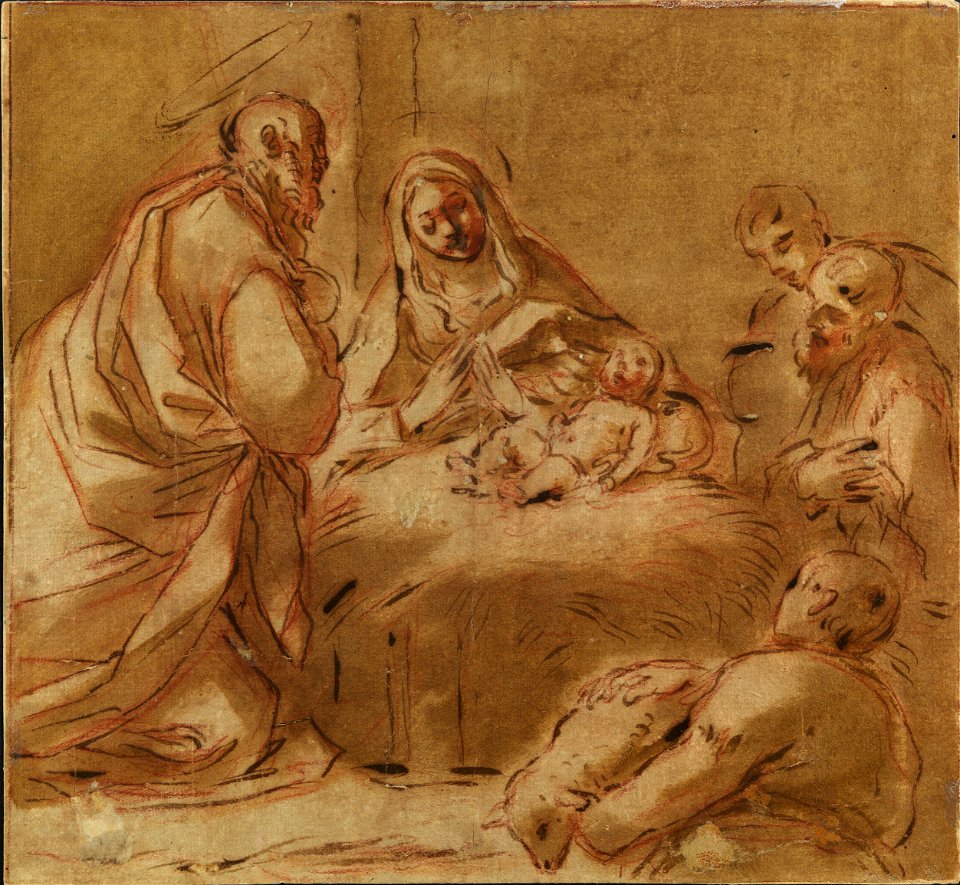 Giacomo Cavedone - Adoração dos Pastores