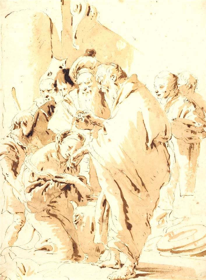 Giambattista Tiepolo - St Prosdocimus baptizing St Giustina - Google Art Project