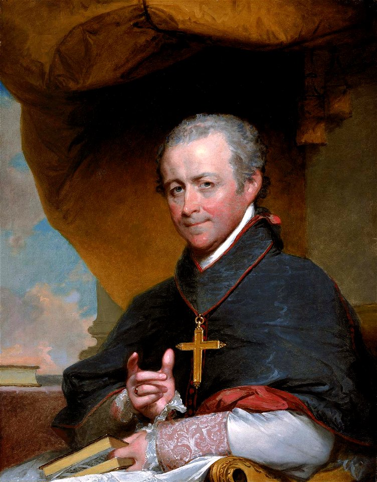 Gilbert Stuart - Bishop Jean-Louis Anne Magdelaine Lefebvre de Cheverus - 21.9 - Museum of Fine Arts