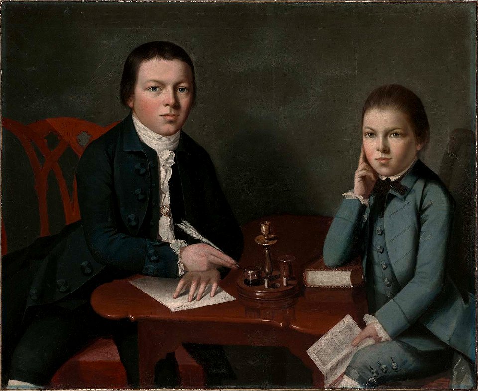 Gilbert Stuart - Francis Malbone and his Brother Saunders - 1991.436 - Museum of Fine Arts