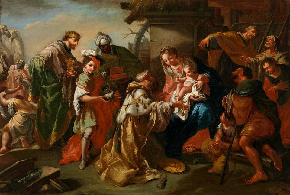 Gianbettino Cignaroli - Anbetung der Könige - 1122 - Bavarian State Painting Collections
