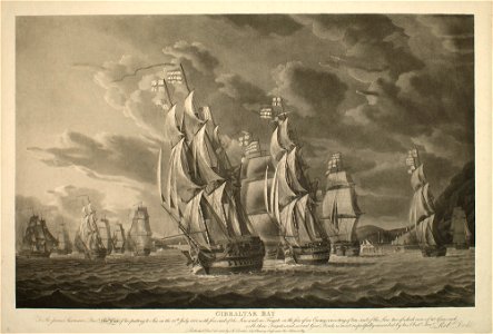 Gibraltar, 1801 (Second Battle of Algeciras) RCIN 735099