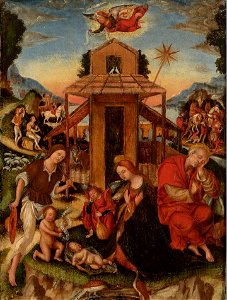 Gian Francesco de Maineri - De geboorte van Christus - 2554 (OK) - Museum Boijmans Van Beuningen