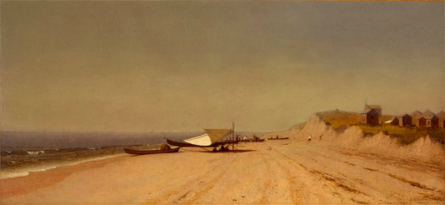 Long Branch Beach (Summer Day on the New Jersey Coast) by Sanford Robinson Gifford