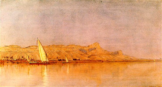 Gifford Sanford Robinson On the Nile Gebel Shekh Hereedee