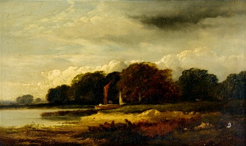 Arthur Gilbert - Landscape (1850). Free illustration for personal and commercial use.