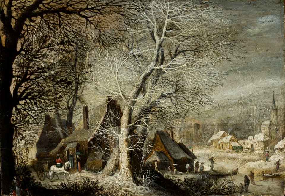 Gijsbrecht Leytens - Winter landscape - M.Ob.841 MNW - National Museum in Warsaw