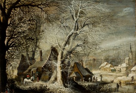 Gijsbrecht Leytens - Winter landscape - M.Ob.841 MNW - National Museum in Warsaw