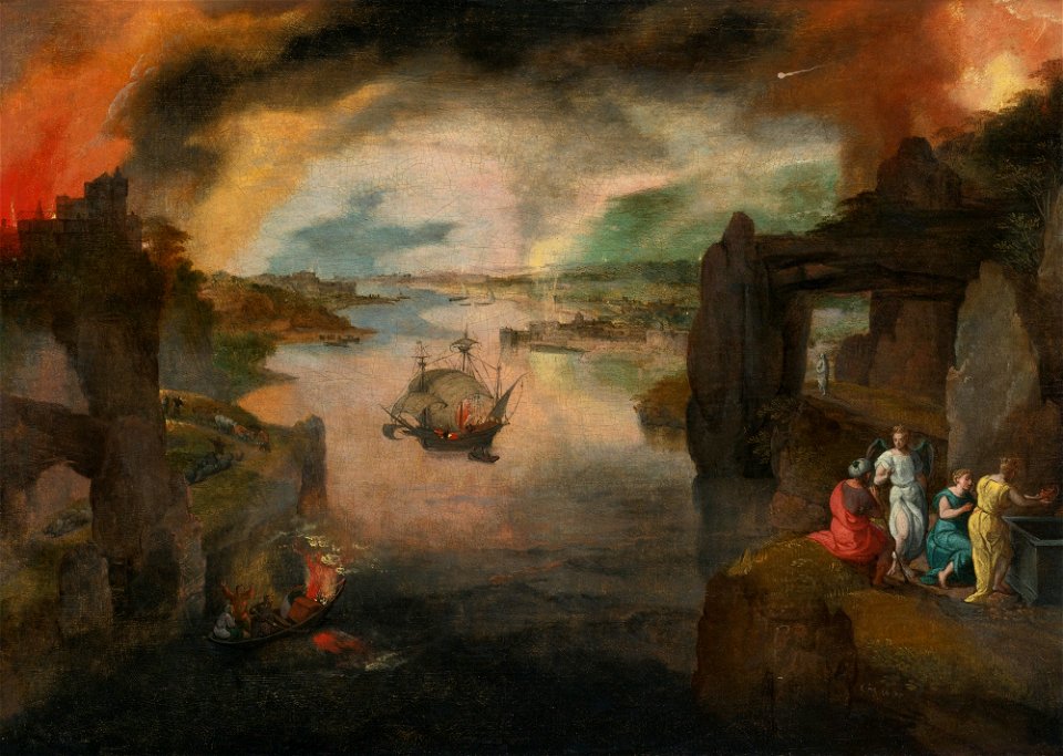 Gillis Mostaert - Sodom and Gomorrah