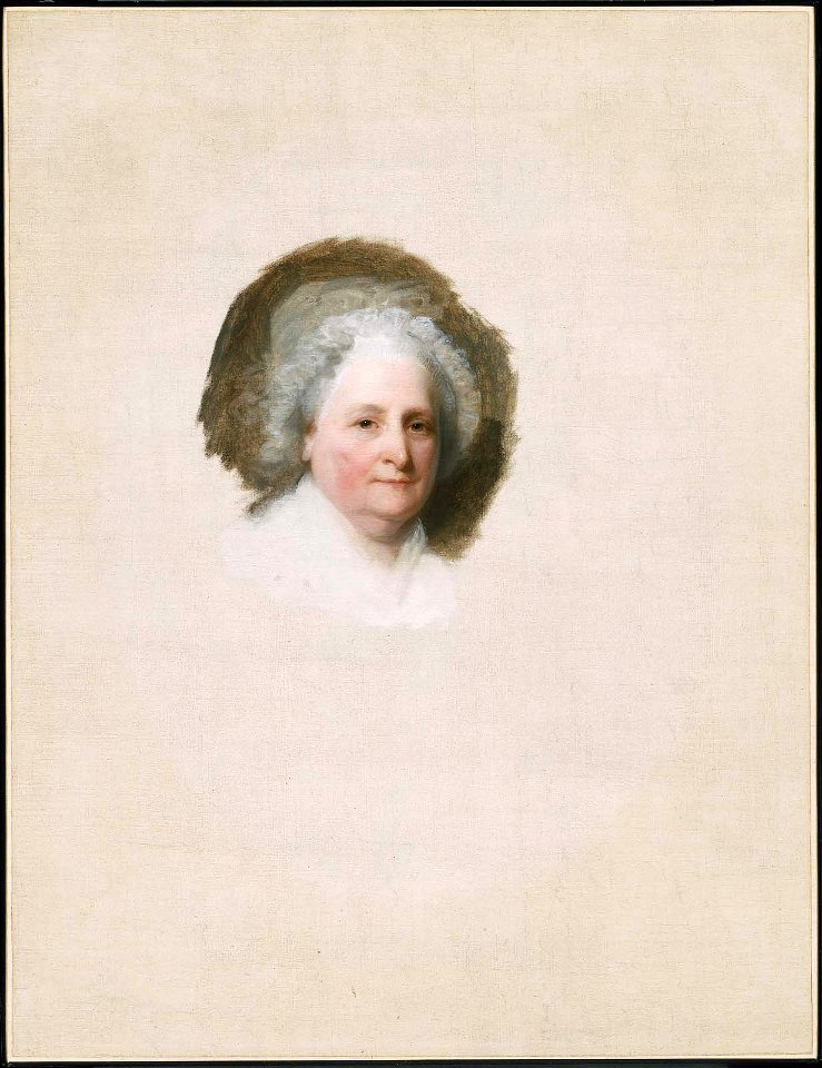 Gilbert Stuart - Martha Washington (Martha Dandridge Custis) - 1980.2 - Museum of Fine Arts