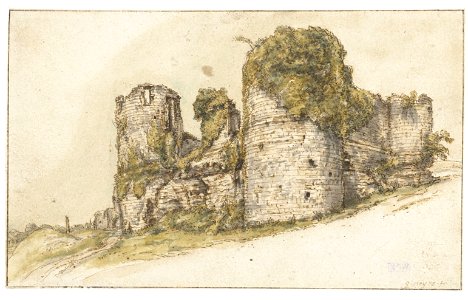 Gilles Neyts - View of Château de César in Vau
