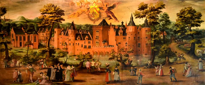 Gillis de Saen (actief1580-1610) Het Kasteel Egmond-aan-den-Hoef (ca.1570) Stadhuis van Zottegem 1-09-2018