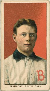 Ginger Beaumont, Boston Doves, baseball card portrait LCCN2008675228