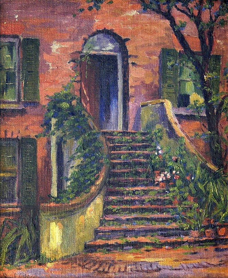 'The Glebe Mansion, 6 Glebe St., Charleston, S.C.' by Emma Gilchrist