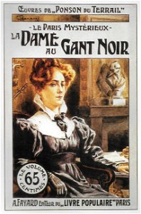 Gino Starace - Œuvres de Ponson du Terrail - Le Paris mystérieux. La Dame au gant noir. Free illustration for personal and commercial use.