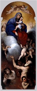 Luca Giordano - Virgin and Child with Souls in Purgatory - WGA09027
