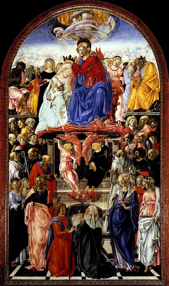 Francesco di Giorgio, Coronation of the Virgin 01