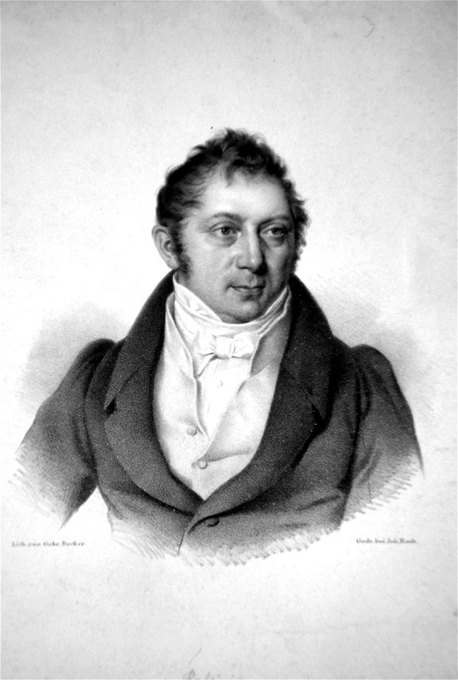 Gioachino Rossini Decker Litho
