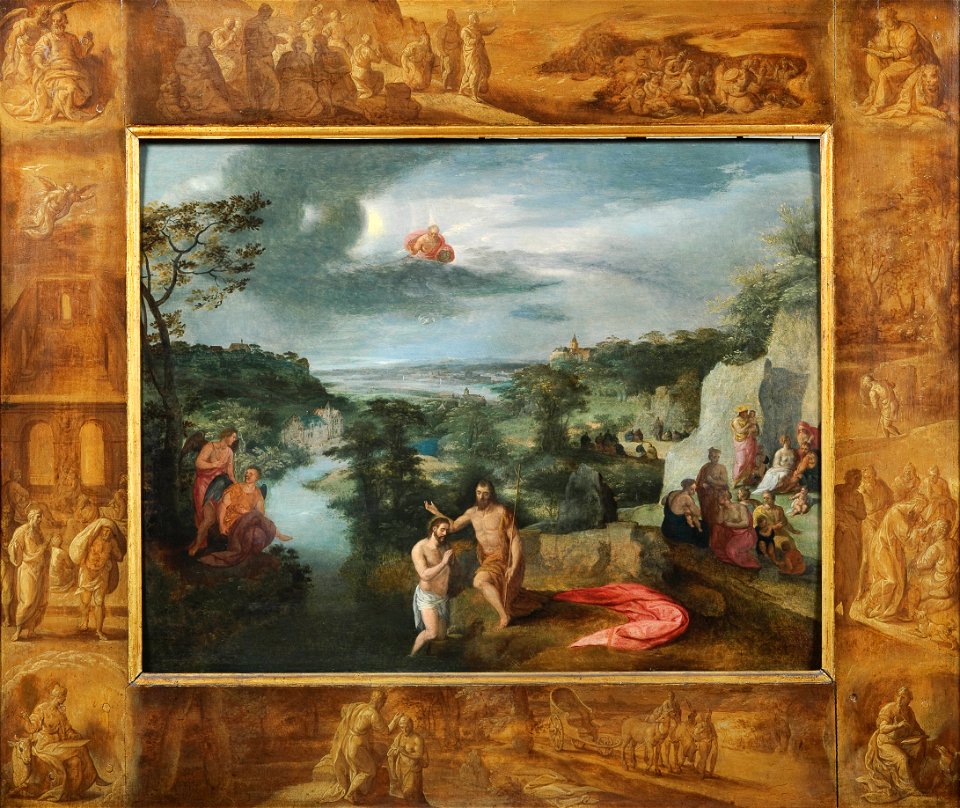 Gillis Mostaert - The Baptism of Christ