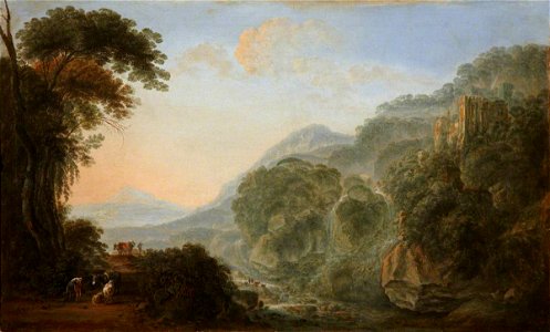 Gillis Neyts (1623-1687) - A Rocky River Landscape - 247868 - National Trust
