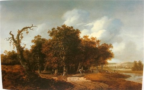 Gillis Rombouts - Wooded Landscape with Horseman