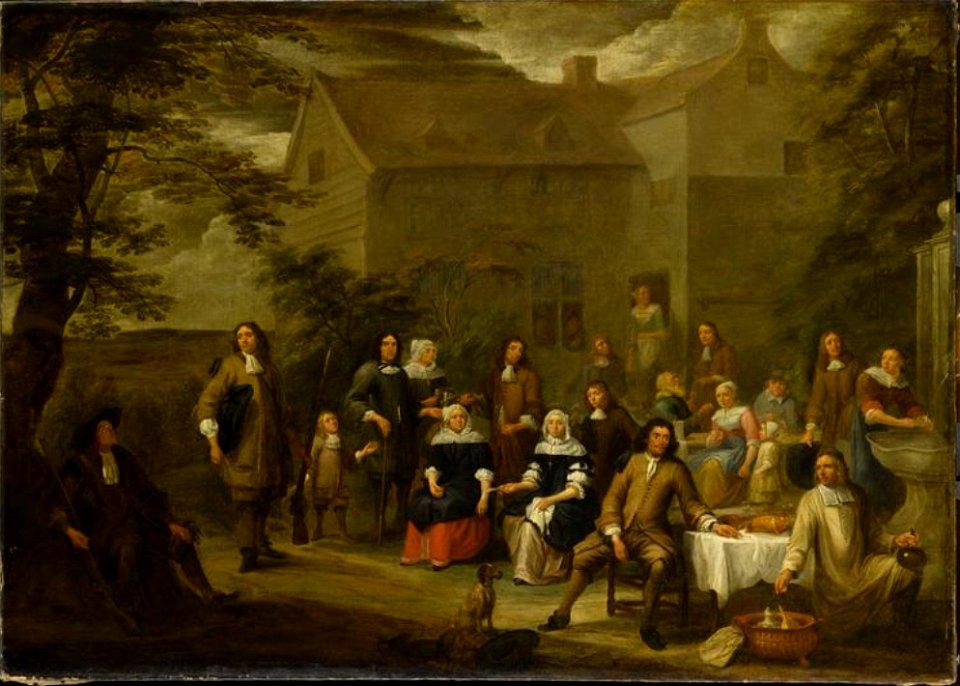 Gillis van Tilborch - Family reunion in the open air