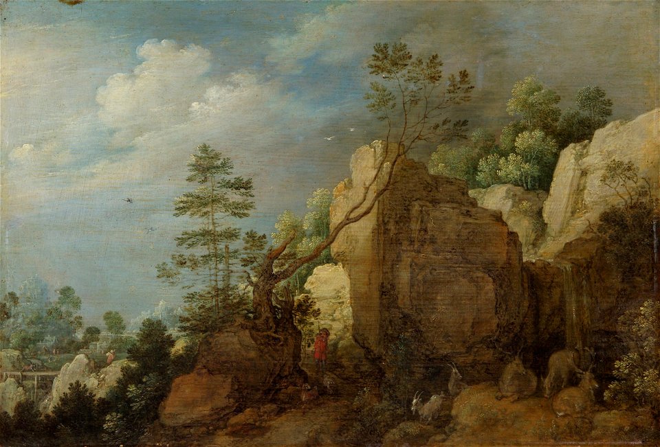 Gillis Claesz de Hondecoeter - Gebirgslandschaft - GG 6046 - Kunsthistorisches Museum