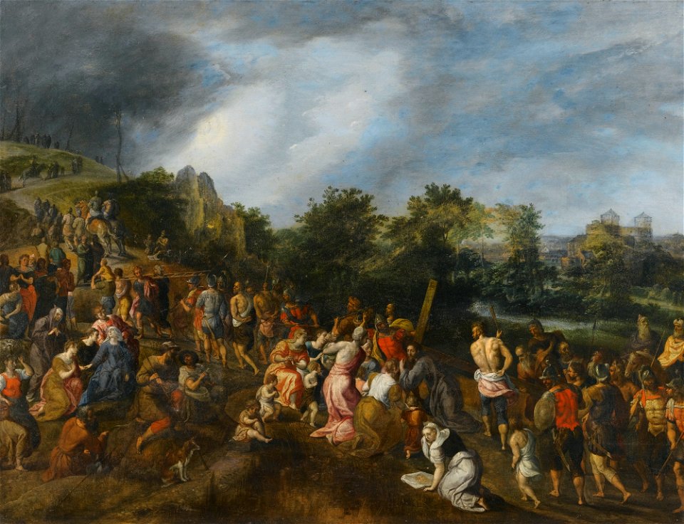 Gillis Mostaert - Christ on the road to Calvary