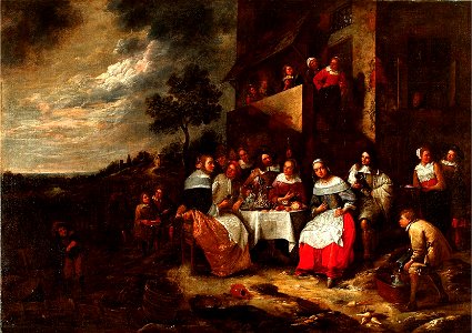 Gillis van Tilborgh - Uma festa campestre