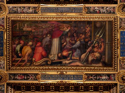 Giorgio Vasari - Eugenio IV disembarks at Leghorn to take refuge in Florence - Google Art Project