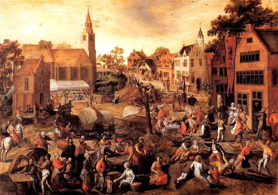 Gillis Mostaert - Village Feast - WGA16293