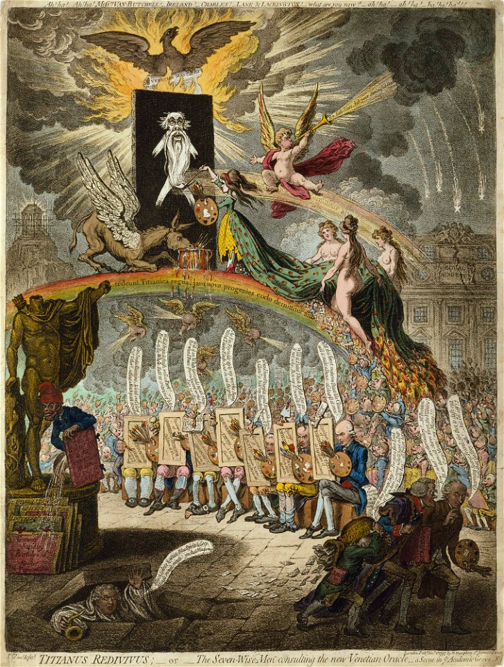 Gillray, James -Titianus Redivivus -1797