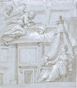 Giorgio Vasari - The Annunciation - Google Art Project. Free illustration for personal and commercial use.
