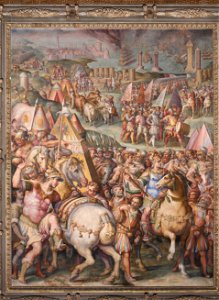 Giorgio Vasari - The emperor Massimiliano lifts the siege from Livorno - Google Art Project