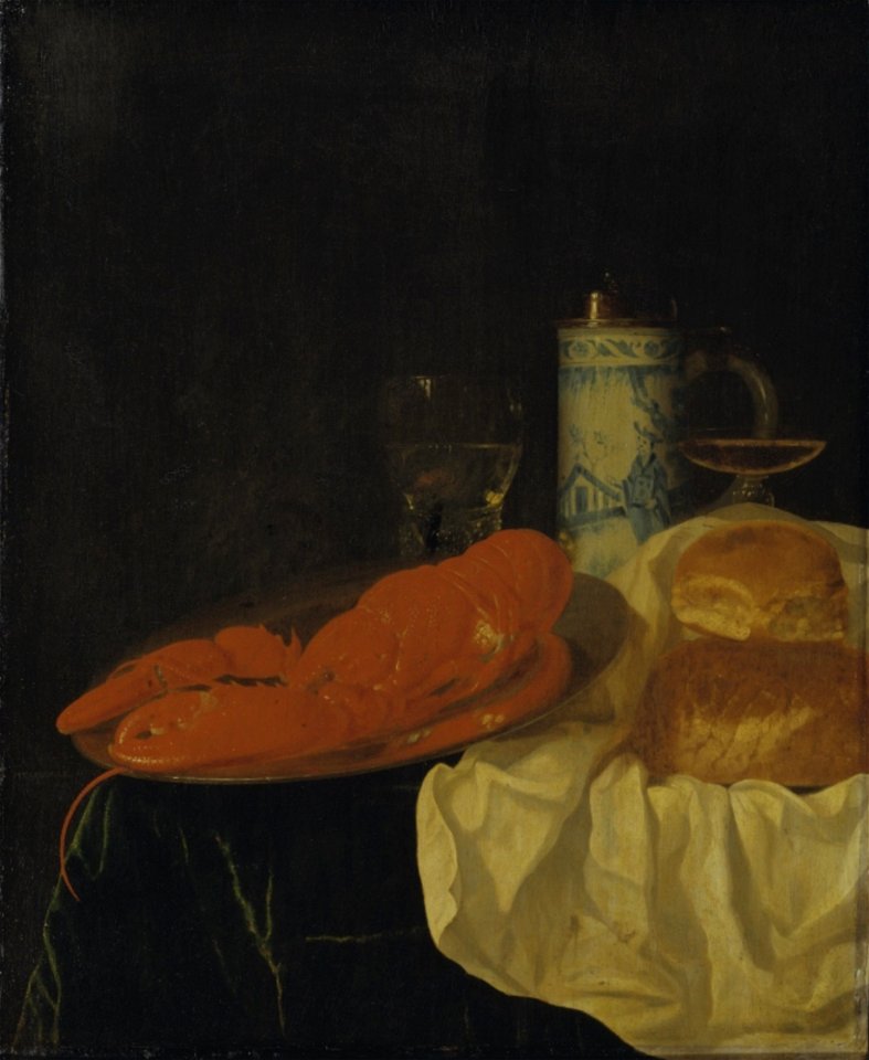 Gillis van Hulsdonck - Stilleven met een kreeft - NM 1390 - Nationalmuseum