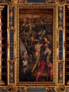 Giorgio Vasari - Battle of Barbagianni, nearby Pisa - Google Art Project