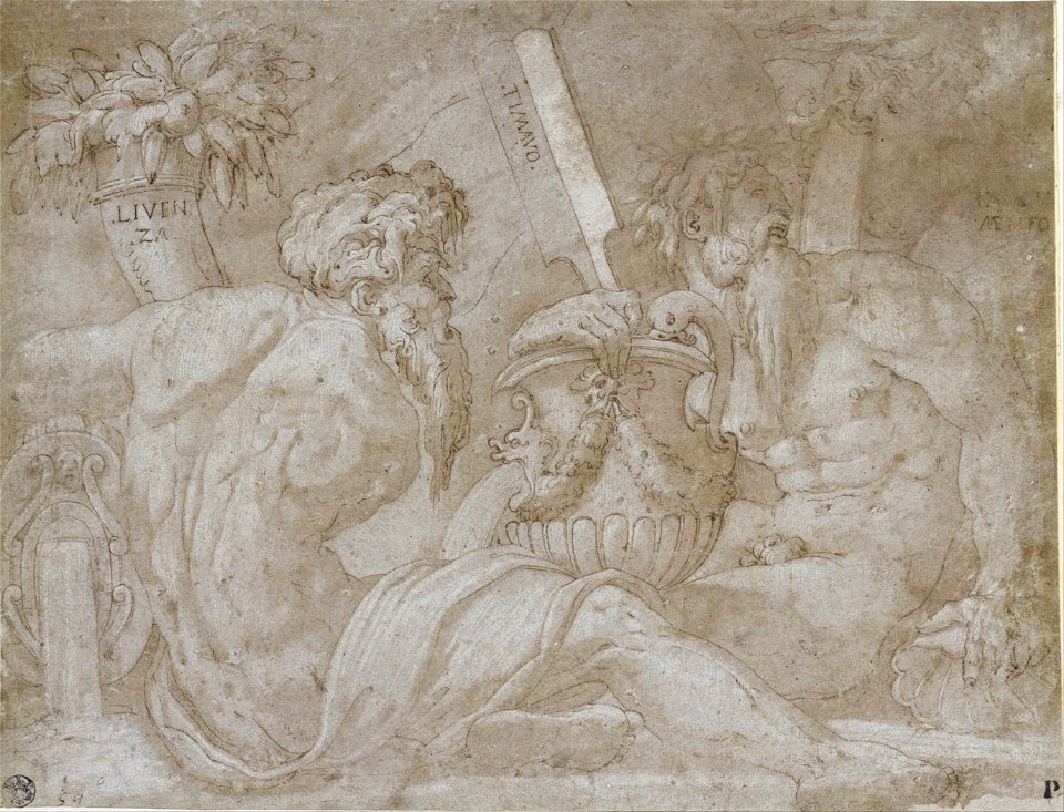 Giorgio Vasari - Three river gods - Google Art Project