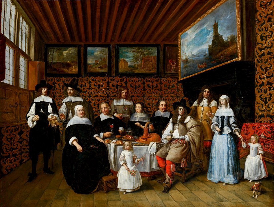 Gillis van Tilborgh - Family Portrait - 262 - Mauritshuis
