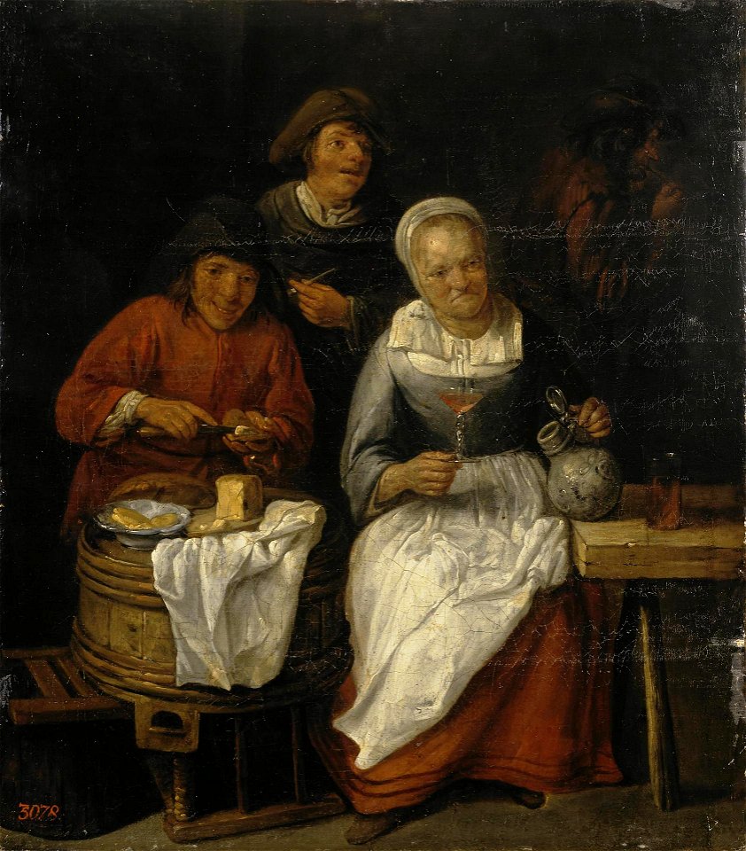 Gillis van Tilborgh - Peasants Taking a Meal