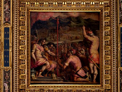 Giorgio Vasari - Foundation of Florentia, a Roman settlement - Google Art Project