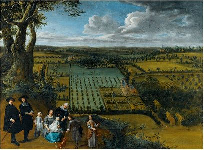 Gillis van Tilborgh, Jan Siberechts - Family Portrait said to be of the Van der Witte Family
