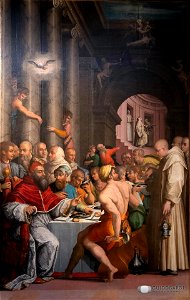 Giorgio-Vasari-Cena-di-san-Gregorio-Magno-1540-Pinacoteca-di