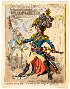 Gillray - Napoleon raging