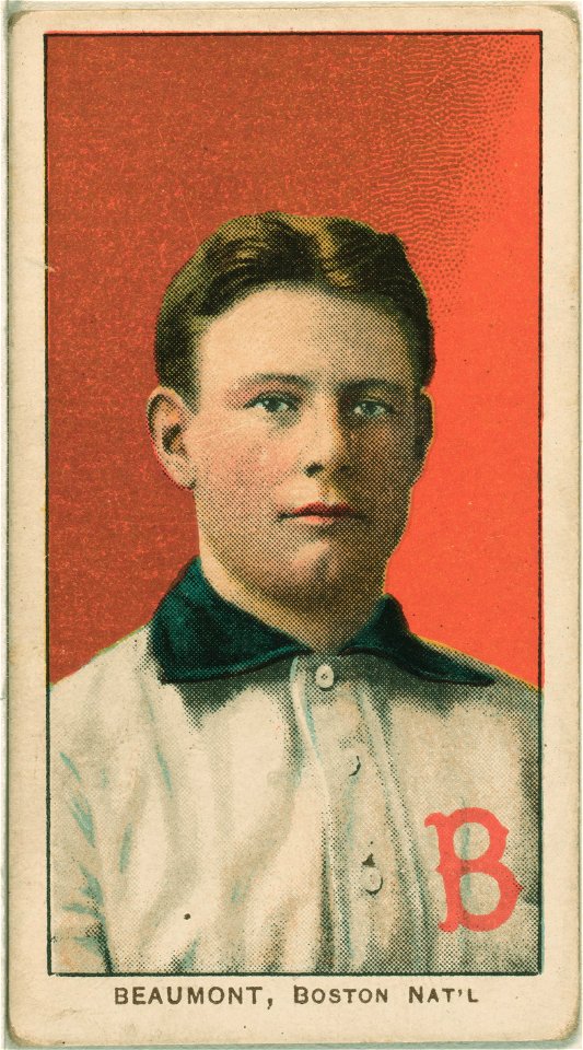 Ginger Beaumont, Boston Doves, baseball card portrait LCCN2008675228