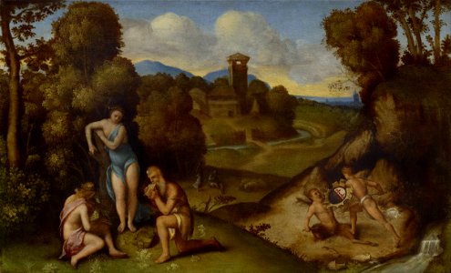 Circle of Giorgione - Allegory - Google Art Project
