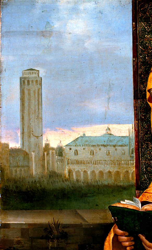 Giorgione 044 (cropped) - View of the Piazza San Marco and Campanile